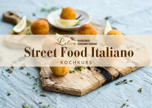 Lade das Bild in den Galerie-Viewer, Kochkurs | Street Food Italiano
